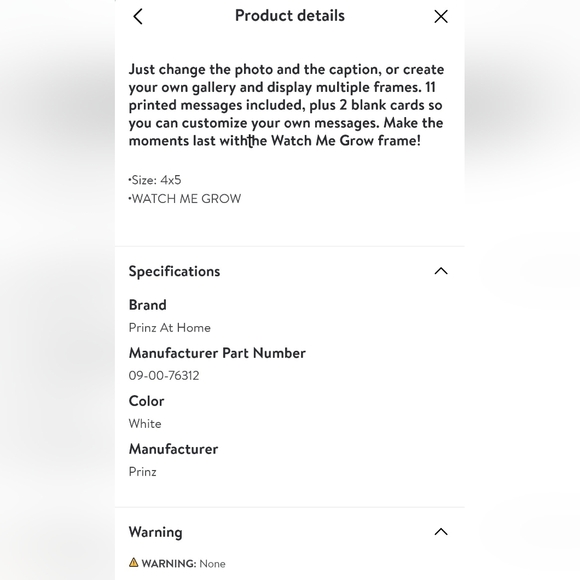 Watch Me Grow Frame - Picture 9 of 10